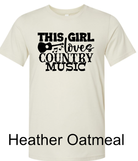 General Apparel - This Girl Loves Country Music