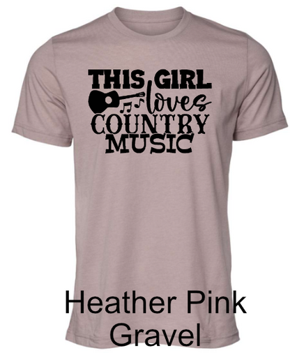 General Apparel - This Girl Loves Country Music