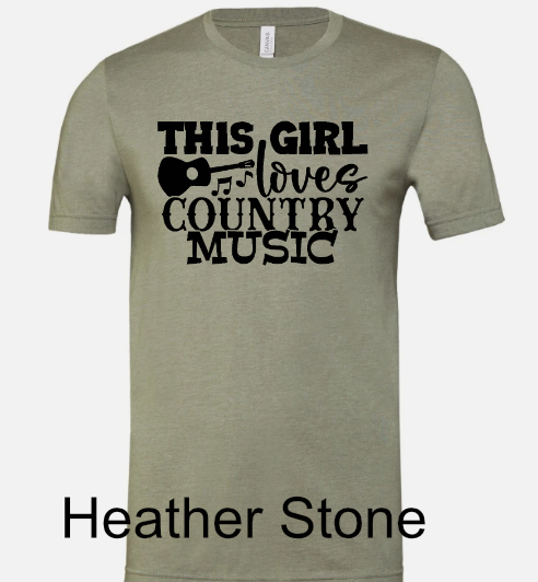 General Apparel - This Girl Loves Country Music