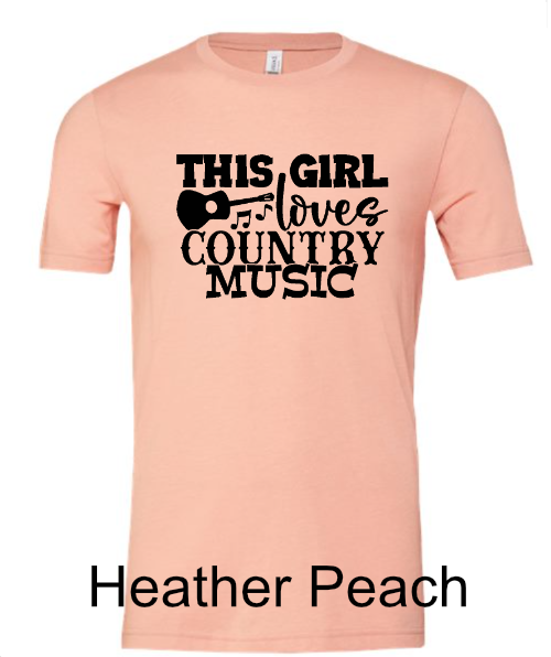 General Apparel - This Girl Loves Country Music