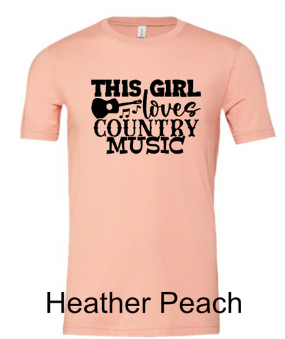 General Apparel - This Girl Loves Country Music