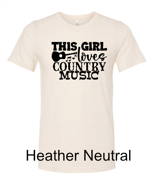 General Apparel - This Girl Loves Country Music