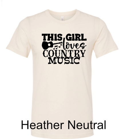 General Apparel - This Girl Loves Country Music