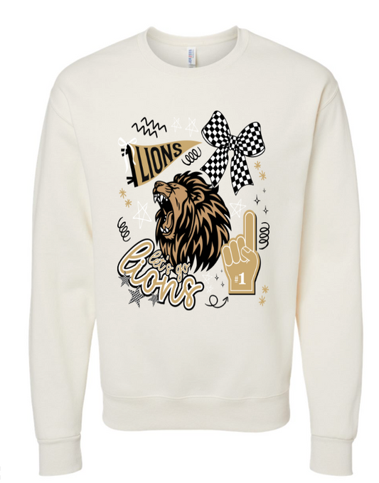 Spirit Wear - Lions Doodle Art