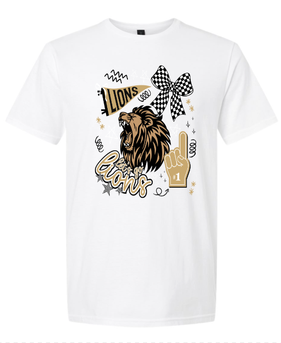 Spirit Wear - Lions Doodle Art