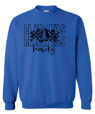 Spirit Wear - Hawks Crewneck