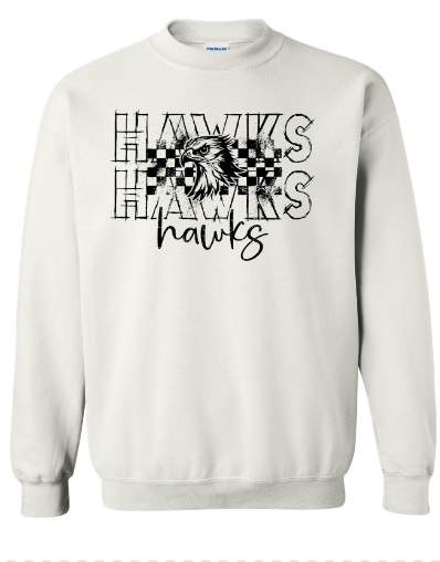 Spirit Wear - Hawks Crewneck
