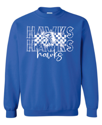 Spirit Wear - Hawks Crewneck