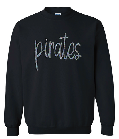 Spirit Wear -Pirates Sequins Crewneck