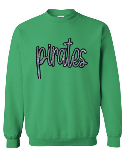 Spirit Wear -Pirates Sequins Crewneck