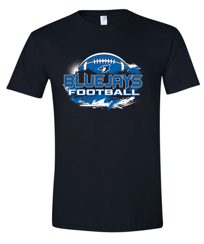Spirit Wear - Football T-Shirt WITH Personalization