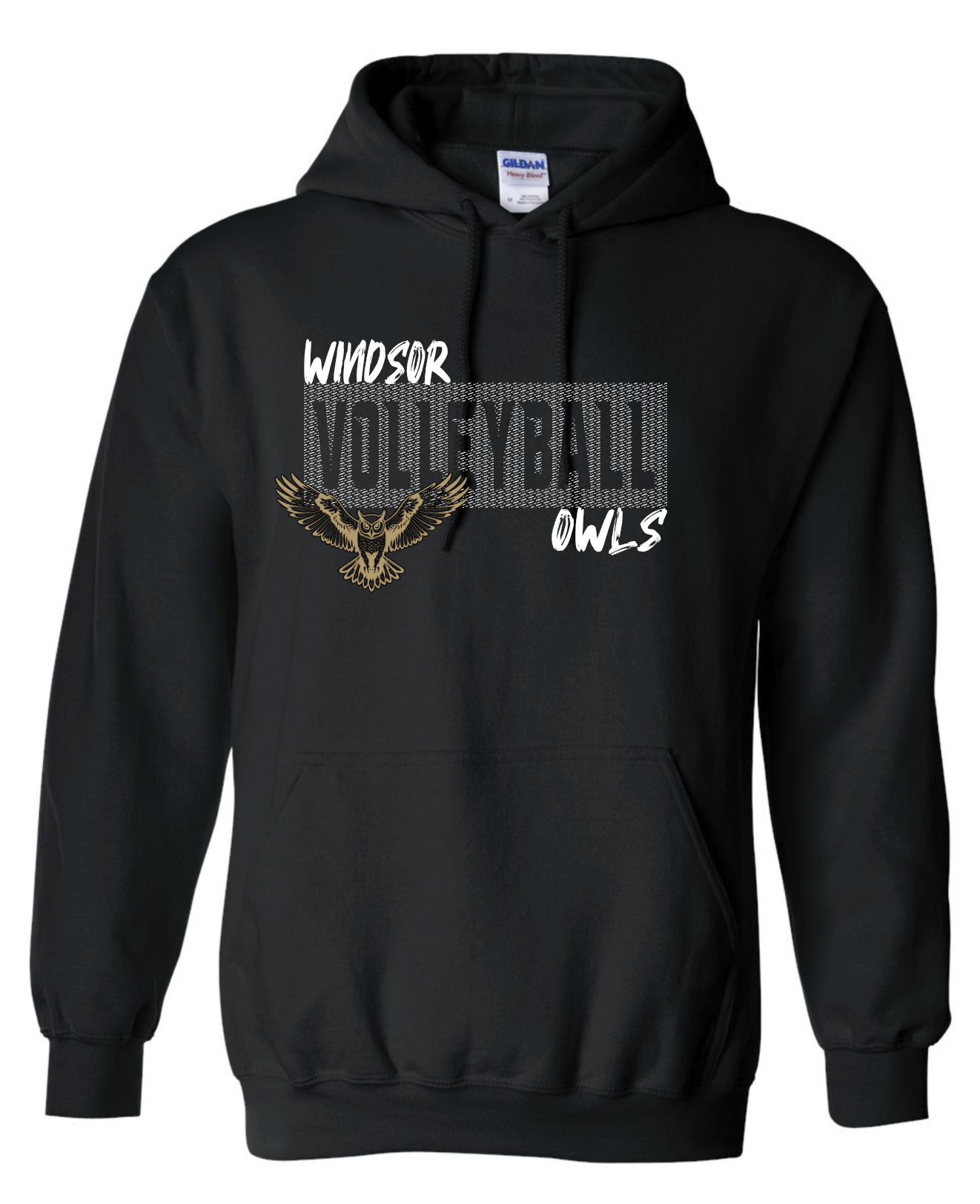 Spirit Wear - Windsor Volleyball Hoodie WITH Personalization