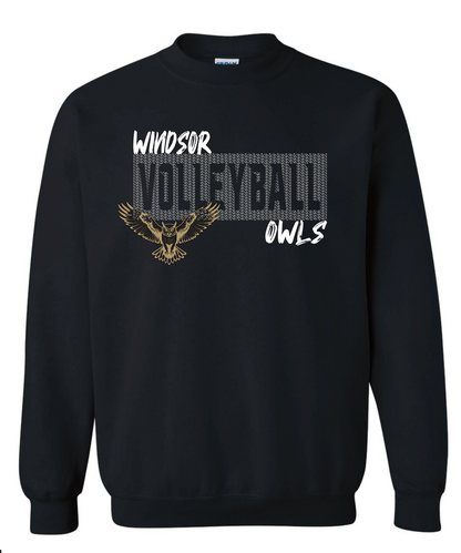 Spirit Wear - Windsor Volleyball Crewneck WITH Personalization