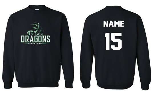 Spirit Wear - DeSoto Volleyball Crewneck WITH Personalization