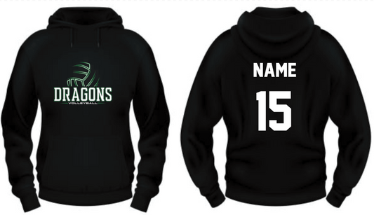 Spirit Wear - DeSoto Volleyball Hoodie WITH Personalization