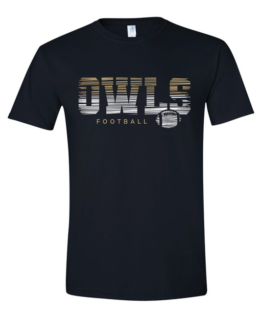 Spirit Wear - Owls Football T-Shirt