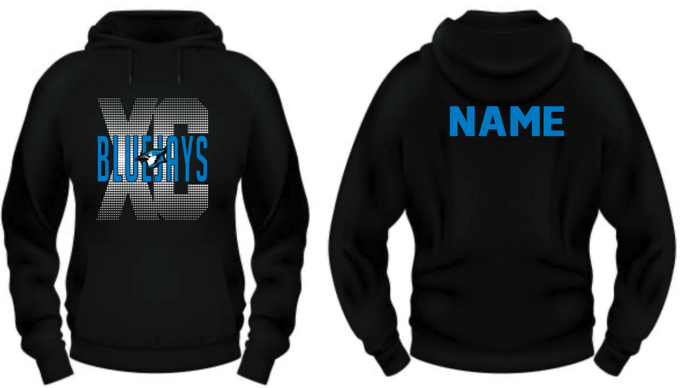Spirit Wear - Cross Country Hoodie WITH Personalization
