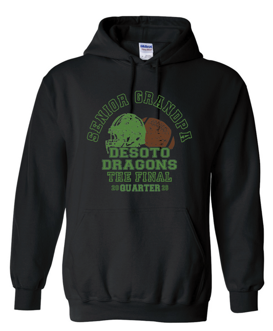 Dragons Football - Senior Grandpa Hoodie