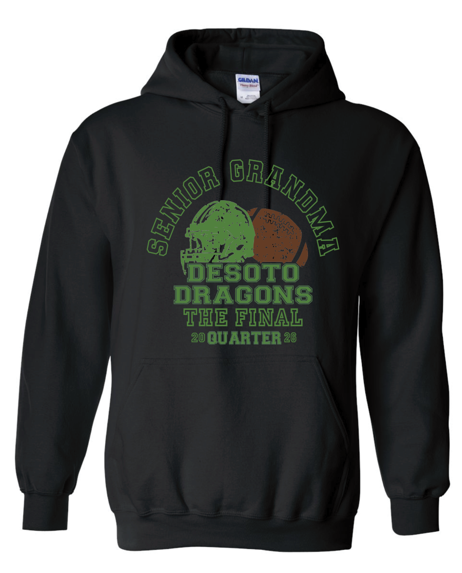 Dragons Football - Senior Grandma Hoodie