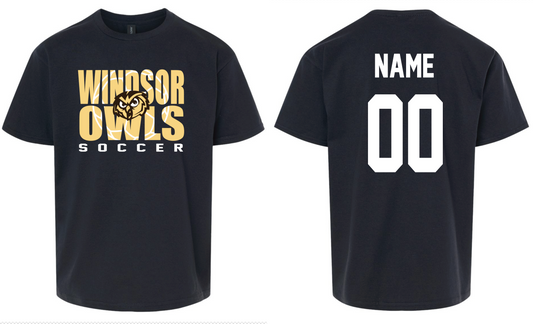 Spirit Wear - Windsor Soccer T-Shirt WITH Personalization