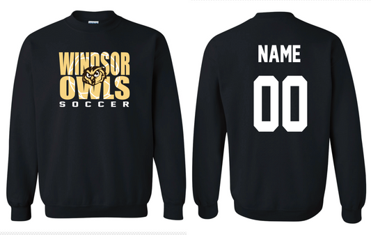 Spirit Wear - Windsor Soccer Crewneck WITH Personalization