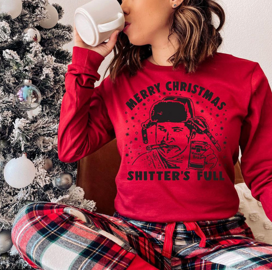 General Apparel - Merry Christmas Shitter's Full Long Sleeve T-Shirt