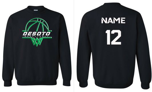 Dragons Basketball - Crewneck WITH Last Name