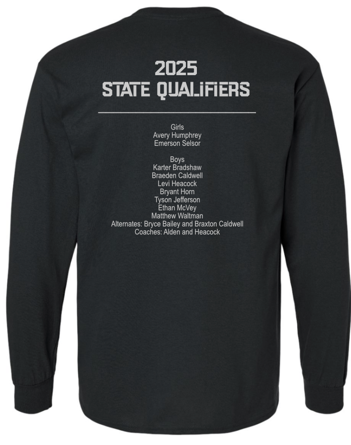 Jefferson Bluejays State Cross Country Long Sleeve T-Shirt