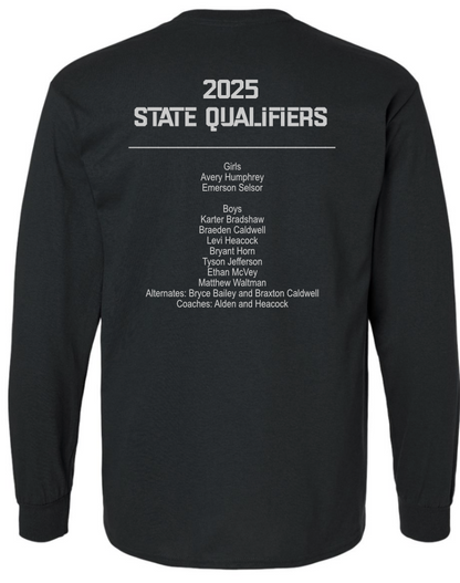 Jefferson Bluejays State Cross Country Long Sleeve T-Shirt