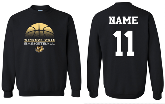 Windsor Basketball - Crewneck WITH Last Name