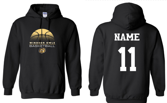 Windsor Basketball - Hoodie with Last Name