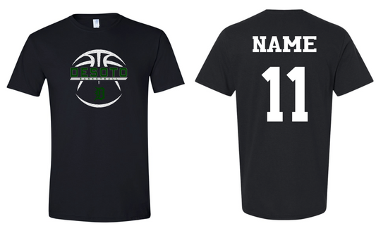 Dragons Basketball - T-shirt WITH Last Name