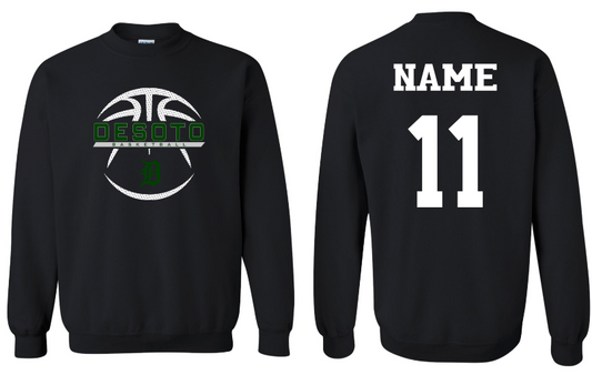 Dragons Basketball - Crewneck WITH Last Name