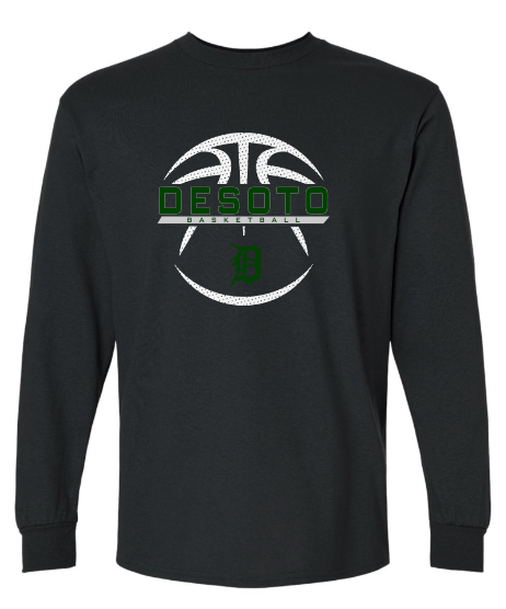 Dragons Basketball - Long Sleeve T-shirt WITHOUT Last Name