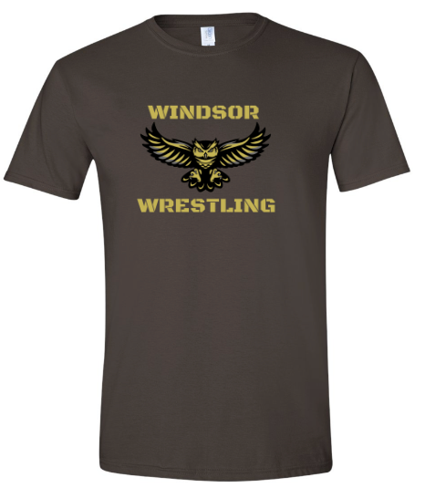 Windsor Boys Wrestling - T-shirt WITHOUT Last Name