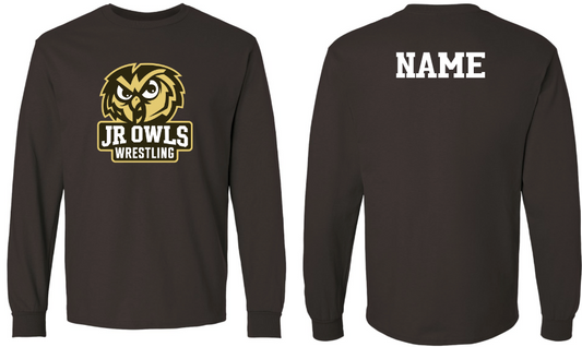 Windsor Boys Wrestling - Long Sleeve T-shirt WITH Last Name