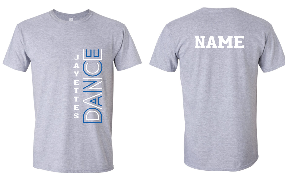 Bluejays Dance - T-shirt WITH Last Name