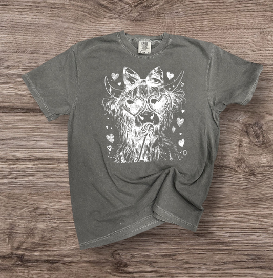 Valentines - Cow with Bow