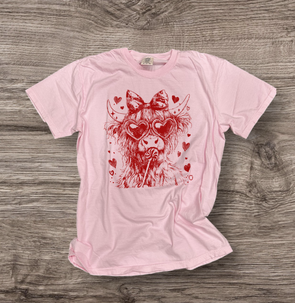 Valentines - Cow with Bow