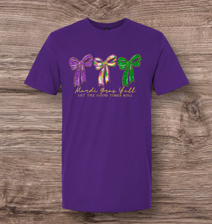 Mardi Gras - 3 Large Bows