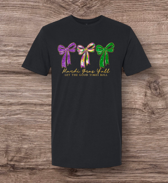 Mardi Gras - 3 Large Bows