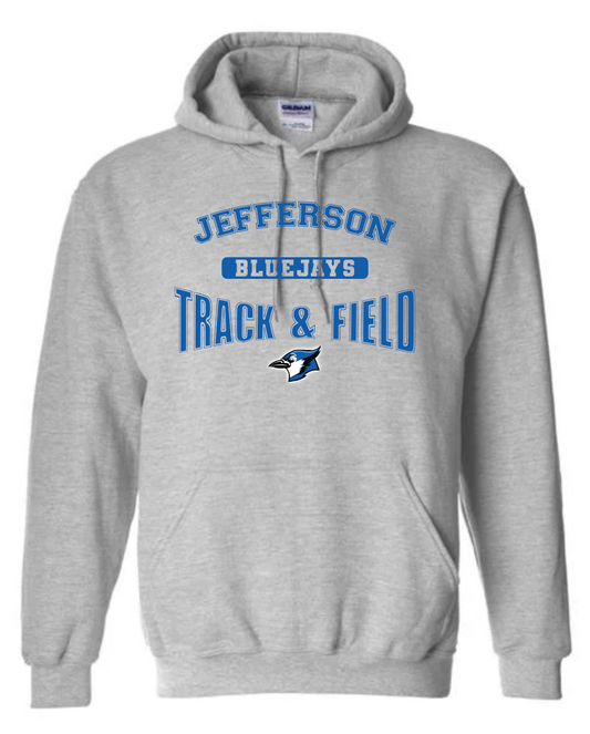 Bluejays Track & Field Hoodie WITHOUT Name