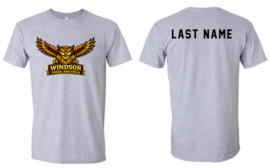 Windsor Track & Field T-Shirt WITH Name