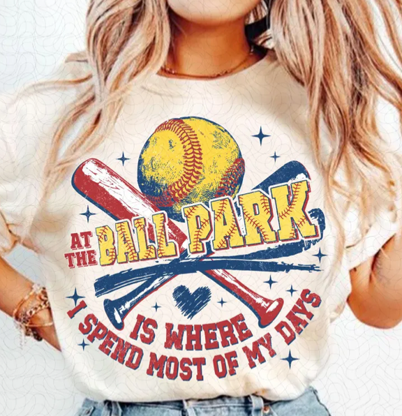 At the Ball Park Softball T-Shirt