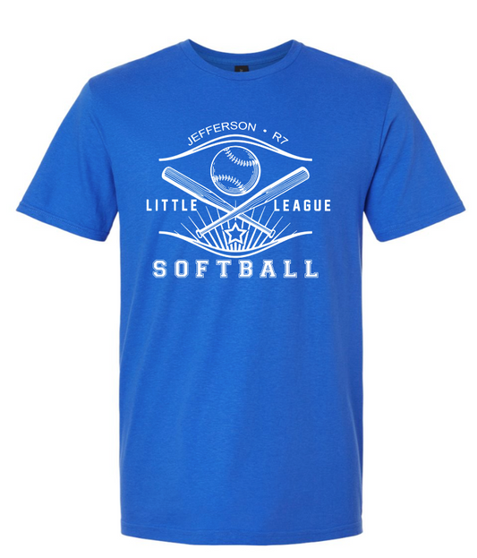 R7 Little League Logo T-shirt Softball (Available in Multiple Colors)