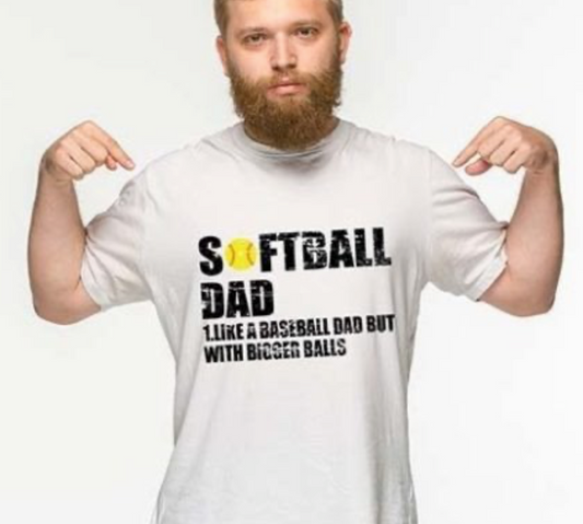 R7 Little League Softball Dad with Bigger Balls