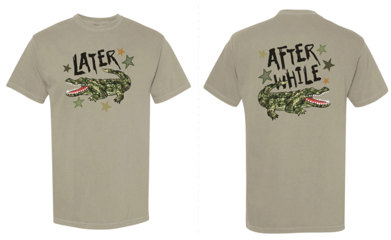 Later Gator (Camo Gator) - Comfort Colors