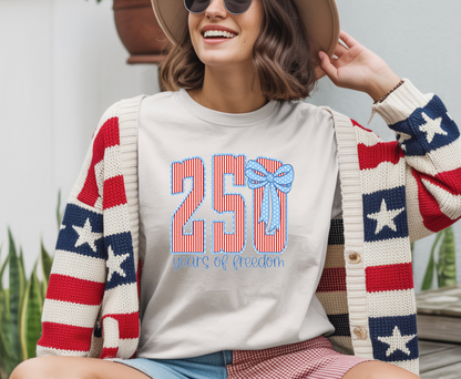 250 Years of Freedom Comfort Color TShirt