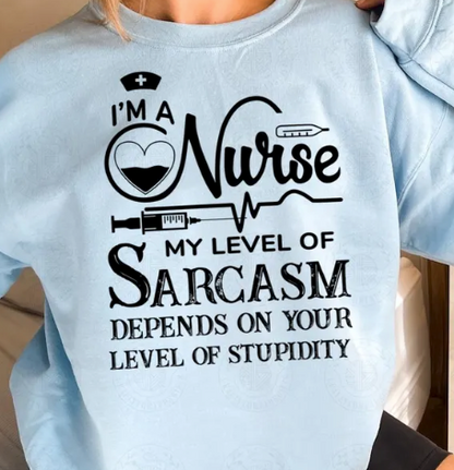 Baisch - My Level of Sarcasm Long Sleeve T-shirt