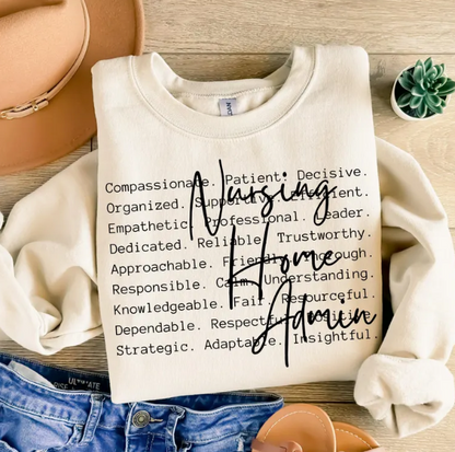 Baisch - Nurse Home Admin Description Sweatshirt